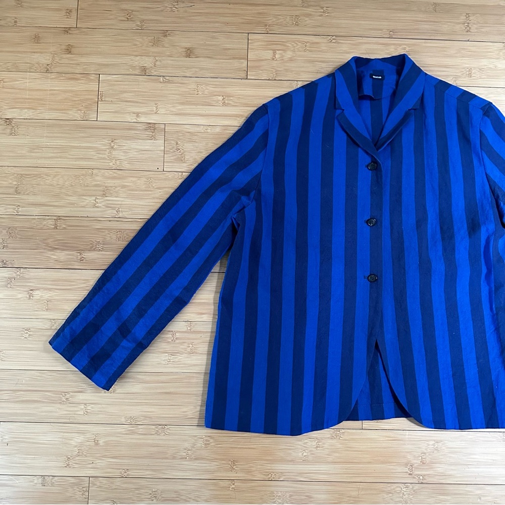 apuntob stripe indigo coat 🧢